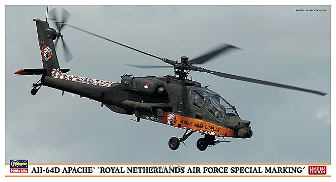 Фотографии Hasegawa Ударный вертолет AH-64D Apache Netherlands