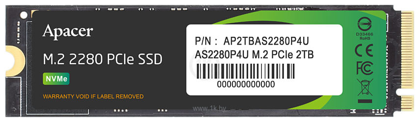 Фотографии Apacer AS2280P4U 2TB AP2TBAS2280P4U-1