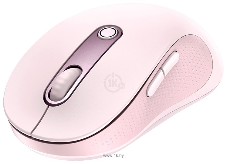 Фотографии Baseus F02 Ergonomic Wireless Mouse pink, без батарейки в комплекте