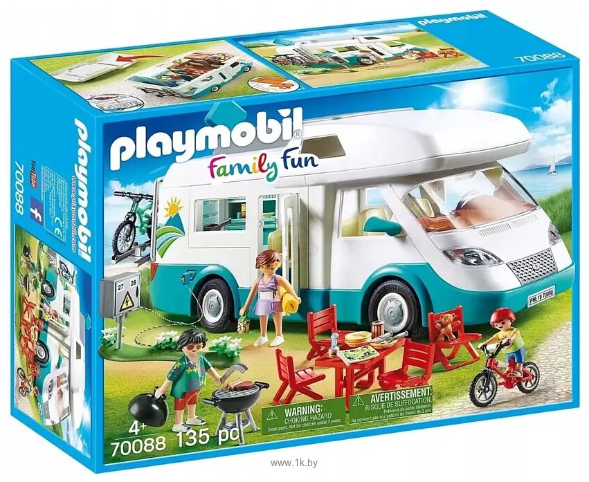 Фотографии Playmobil PM70088 Семейный кемпер