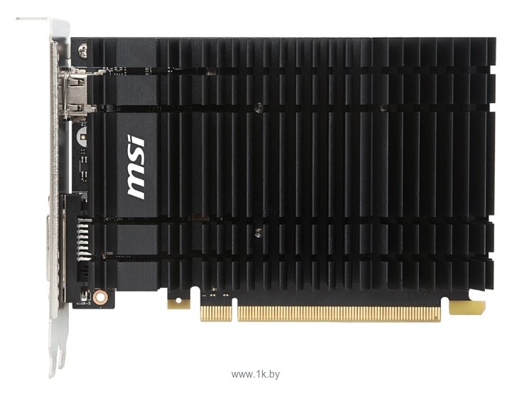 Фотографии MSI GeForce GT 1030 1265Mhz PCI-E 3.0 2048Mb 6008Mhz 64 bit DVI HDMI HDCP Silent OC