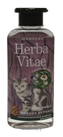Фотографии Herba Vitae Шампунь для кошек антипаразитарный 250мл