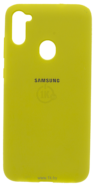 Фотографии EXPERTS Original Tpu для Samsung Galaxy A11/M11 с LOGO (желтый)