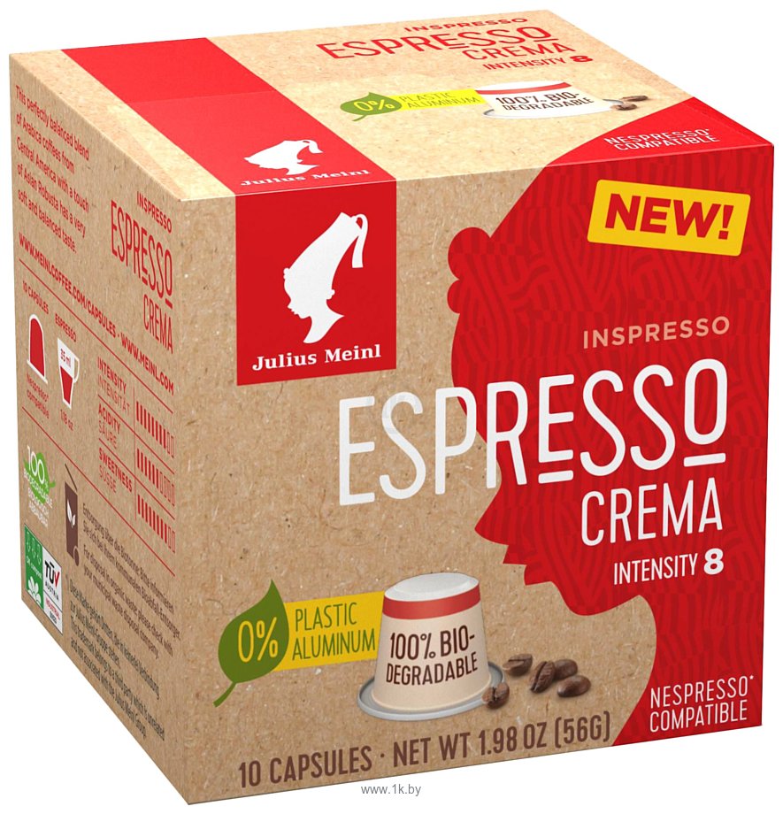 Фотографии Julius Meinl Biodegradable Espresso Crema 10 шт