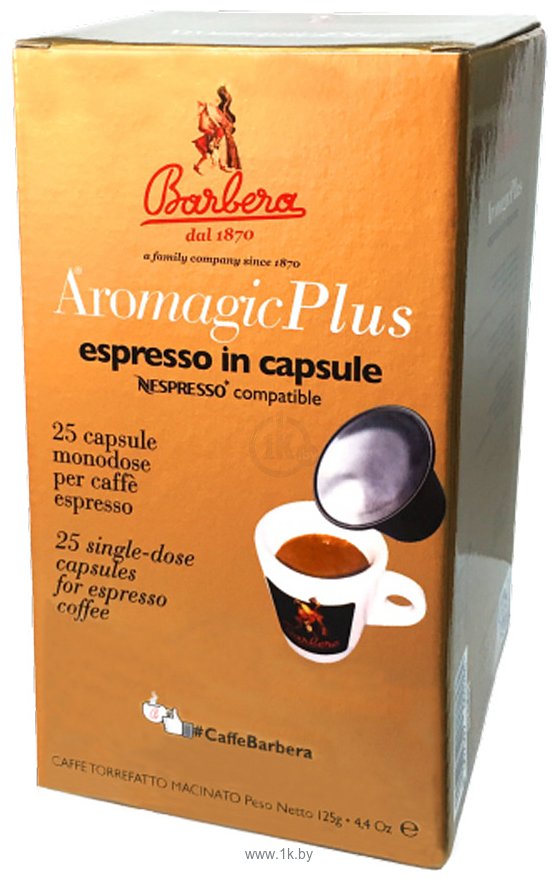 Фотографии Barbera Aromagic Nespresso Plus (25 порций)