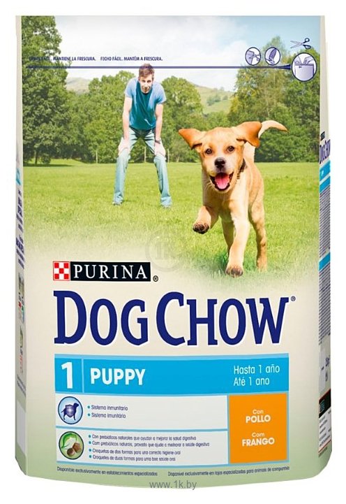 Фотографии DOG CHOW Puppy с курицей для щенков (0.8 кг)