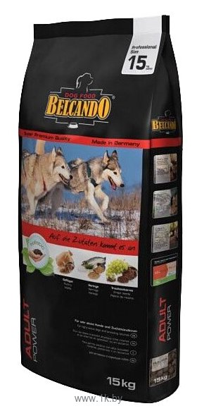Фотографии Belcando Adult Power для спортивных, рабочих, вольерных и кормящих собак (15 кг)