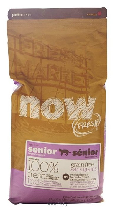 Фотографии NOW FRESH Grain Free Senior Cat Food Recipe (3.63 кг)