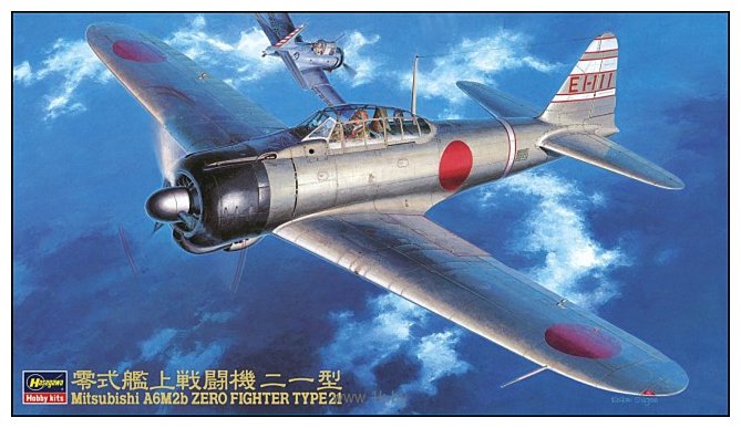 Фотографии Hasegawa Палубный истребитель A6M2B Zero Fighter Type 21 (Zeke)