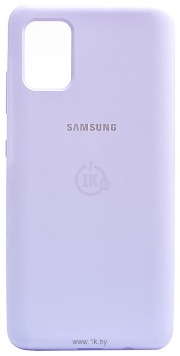 Фотографии EXPERTS Original Tpu для Samsung Galaxy A31 с LOGO (сиреневый)