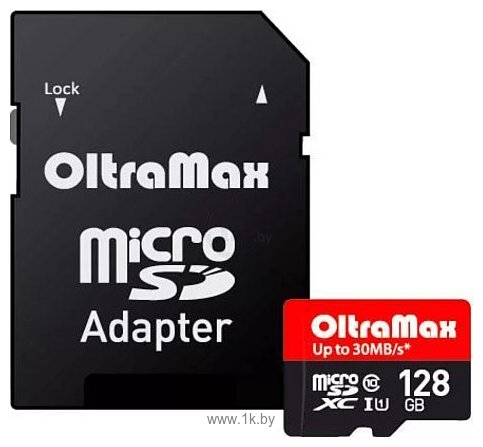 Фотографии Oltramax Elite microSDXC UHS-I (Class 10) 128GB + адаптер