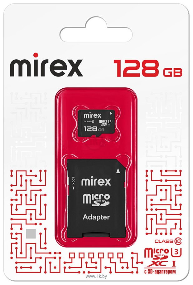 Фотографии Mirex microSDXC 13613-AD3UH128 128GB (с адаптером)