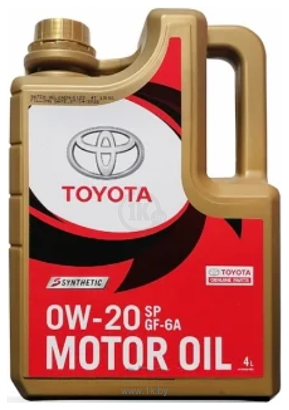 Фотографии Toyota 0W-20 SP/GF-6A 4л