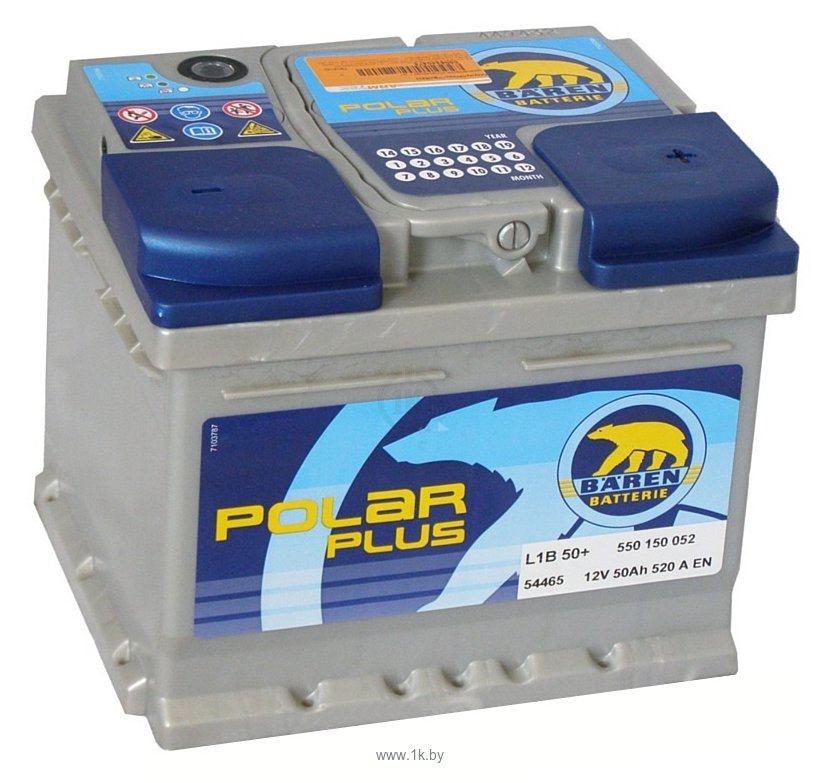 Фотографии Baren POLAR PLUS 550150 (50Ah)