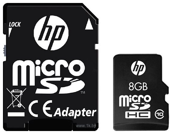 Фотографии HP microSDHC Class 10 8GB