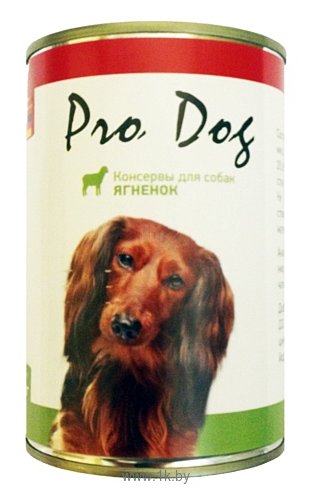 Фотографии Pro Dog Для собак ягненок консервы (0.4 кг) 1 шт.