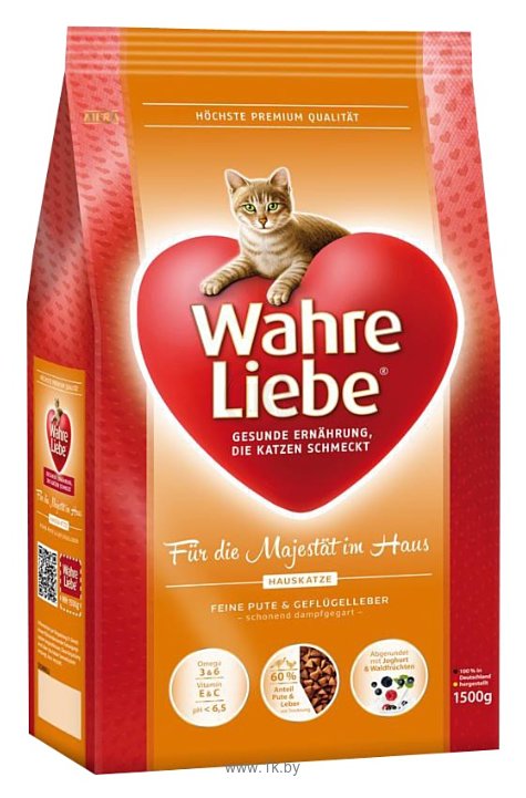Фотографии Wahre Liebe (1.5 кг) Для домашних кошек