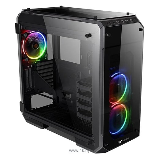 Фотографии Thermaltake View 71 Tempered Glass RGB CA-1I7-00F1WN-01 Black