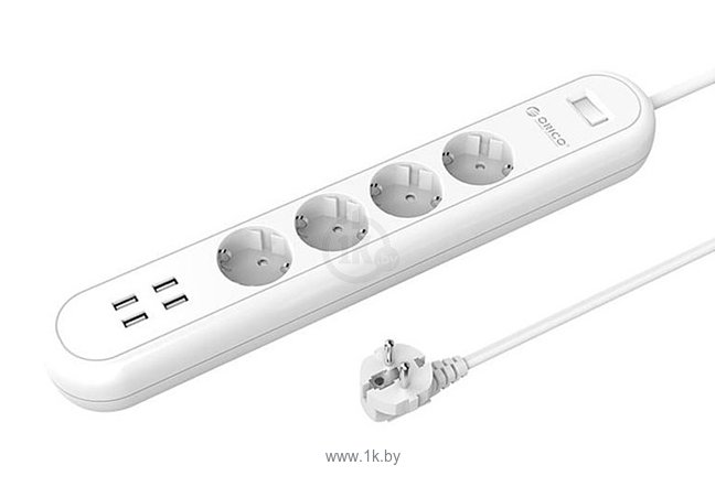 Фотографии Сетевой фильтр на 4 розетки + 4 USB