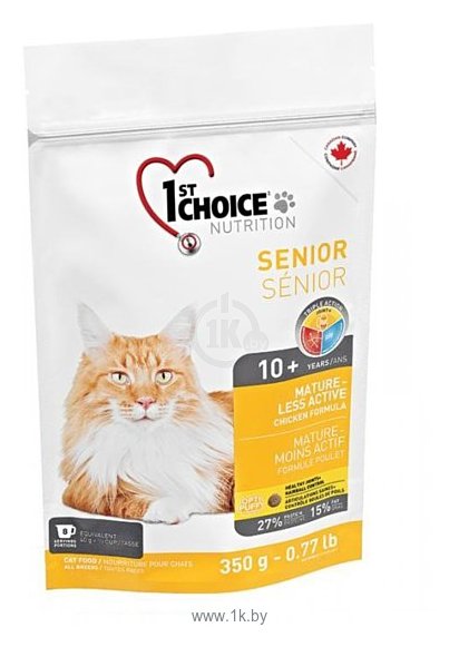 Фотографии 1st Choice (0.35 кг) MATURE-LESS ACTIVE for SENIOR CATS