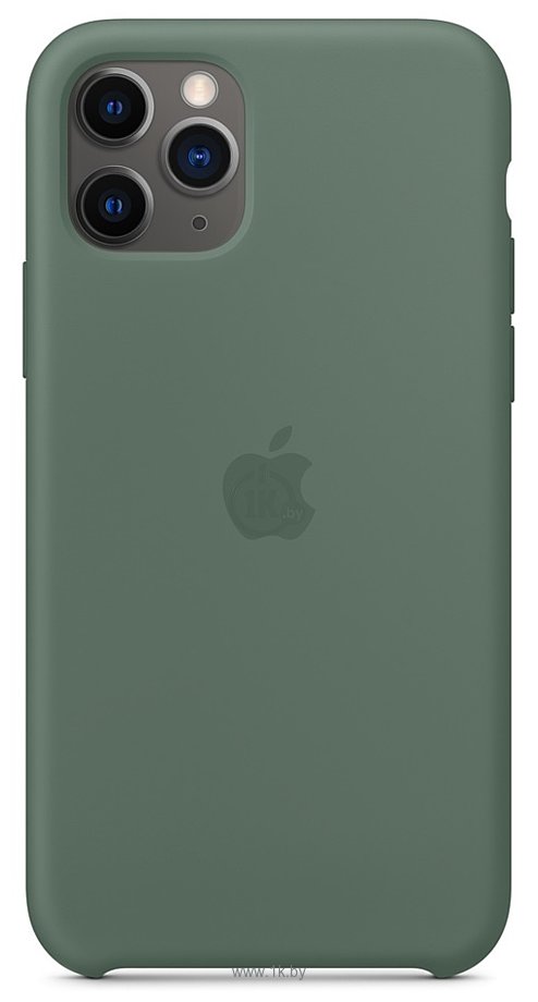 Фотографии Apple Silicone Case для iPhone 11 Pro Max (сосновый лес)