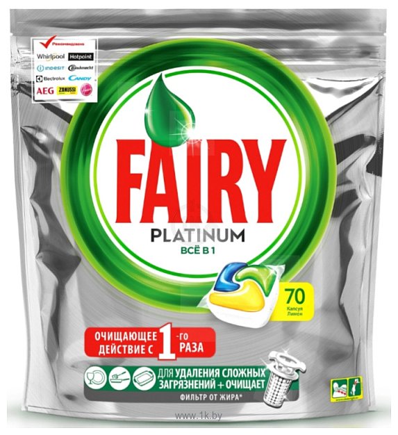 Фотографии Fairy Platinum Lemon All in 1 (70 tabs)