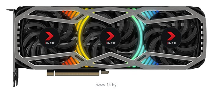 Фотографии PNY GeForce RTX 3090 XLR8 Gaming REVEL EPIC-X RGB Triple Fan Edition 24GB (VCG309024TFXPPB)