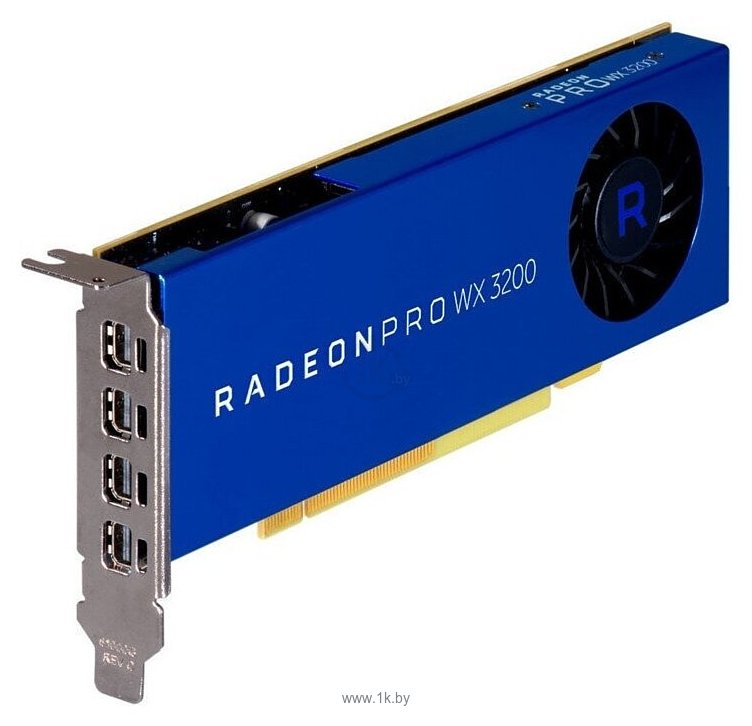 Фотографии AMD Radeon Pro WX 3200 4Gb (100-506115)