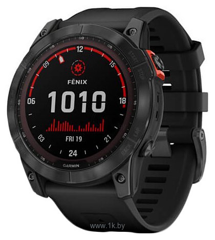 Фотографии Garmin Fenix 7X Solar (силиконовый ремешок)