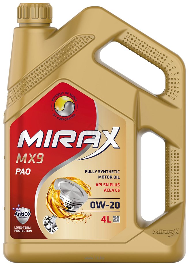 Фотографии Mirax MX9 0W-20 С5 SN Plus 4л
