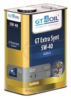 Фотографии GT Oil GT EXTRA SYNT 5W-40 4л