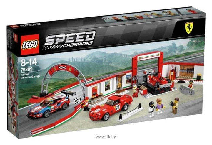 Фотографии LEGO Speed Champions 75889 Гараж Ferrari