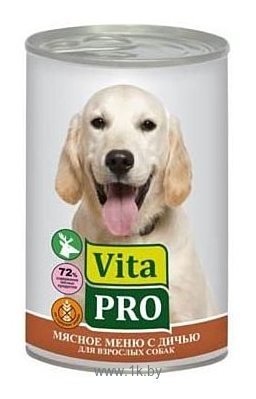 Фотографии Vita PRO (0.4 кг) 6 шт. Мясное меню для собак, дичь