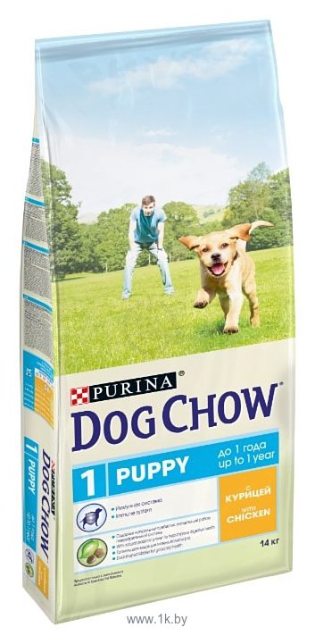 Фотографии DOG CHOW (14 кг) 1 шт. Puppy с курицей для щенков