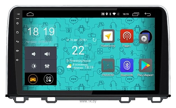 Фотографии Parafar 4G/LTE IPS Honda CR-V 5 2017+ Android 7.1.1 (PF111)