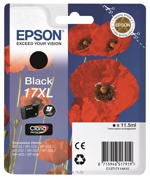 Фотографии Аналог Epson C13T17114A10