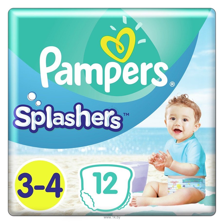 Фотографии Pampers Splashers, размер 3-4 (6-11 кг) 12 шт