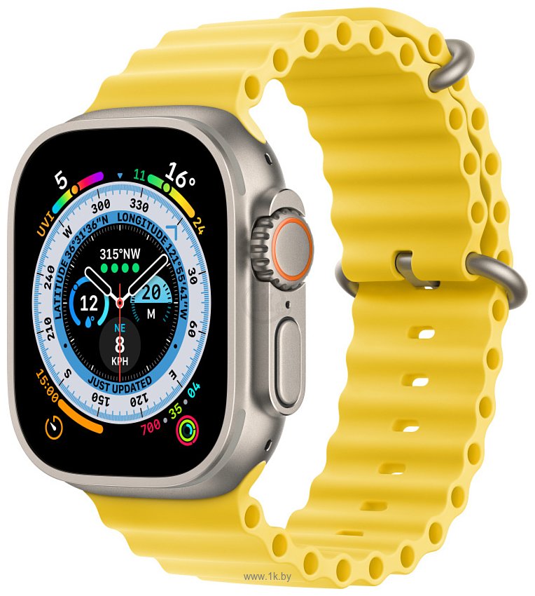 Фотографии Apple Ocean Band Extension 49 мм (желтый) MQED3