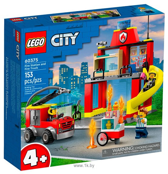 Фотографии LEGO City 60375 Пожарная часть и пожарная машина