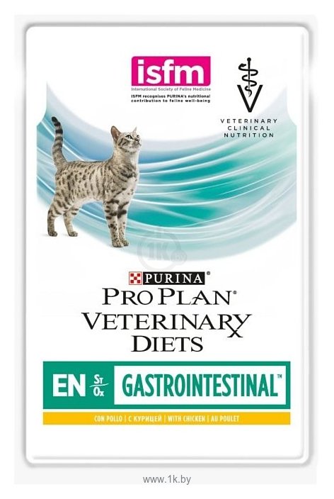 Фотографии Pro Plan Veterinary Diets (0.085 кг) 24 шт. Feline EN Gastrointestinal Chicken pouch