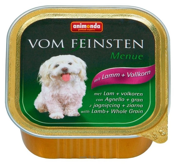 Фотографии Animonda Vom Feinsten Menue для собак с ягненком и цельными зернами (0.15 кг) 22 шт.