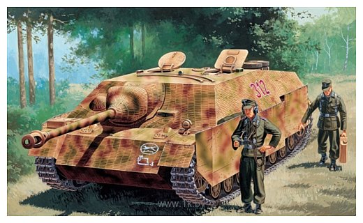 Фотографии Italeri 7028 Jagdpanzer Iv Ausf.F Sd.Kfz.162