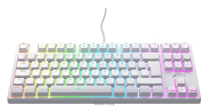 Фотографии Xtrfy K4 TKL RGB White