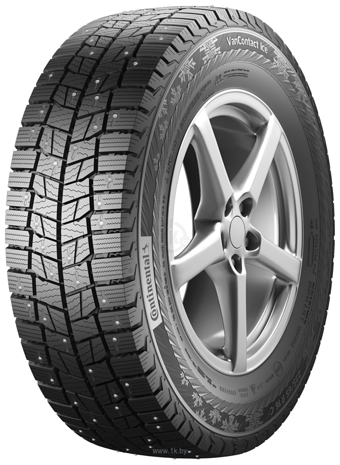 Фотографии Continental VanContact Ice 225/55 R17C 109/107 R (с шипами)