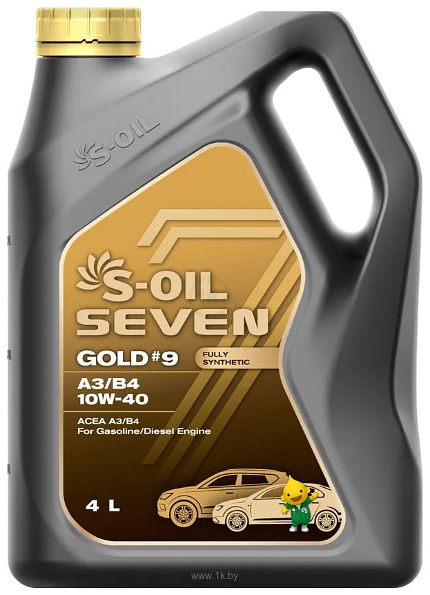 Фотографии S-OIL Seven Gold №9 A3/B4 10W-40 E108217 4л