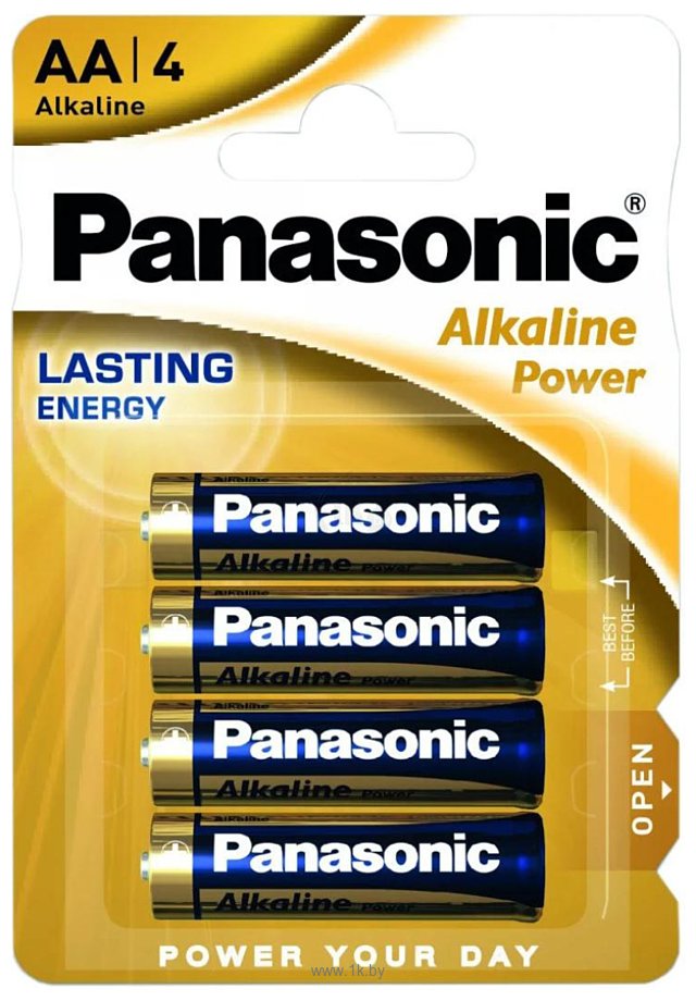 Фотографии Panasonic Alkaline Power AA 4 шт. (LR6/4BL)