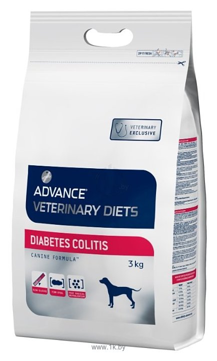 Фотографии Advance Veterinary Diets (3 кг) Diabetes Colitis Canine Formula
