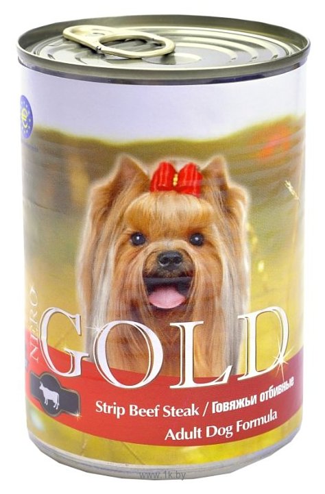 Фотографии Nero Gold Консервы для собак. Говяжьи отбивные (0.41 кг) 24 шт.