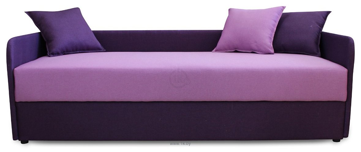 Фотографии Экомебель Алиса 4.2 2 подушки Classic Plain (б.н.п, рогожка, фиолетовый)