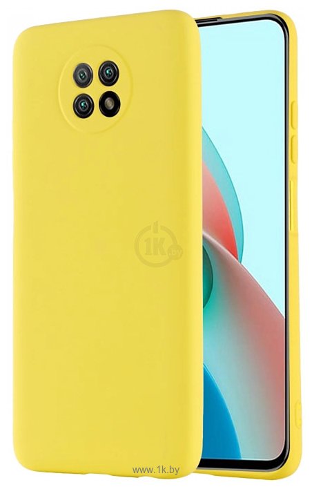 Фотографии Case Liquid для Redmi Note 9T (желтый)